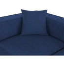 Manufacturer Color_Navy -- Cube 108" Navy Fabric Upholstered 5 pc Modular Sectional IMAGE 6