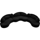  Manufacturer Color_Black -- Meridian Vivacious Fabric 3 pc Sectional IMAGE 11
