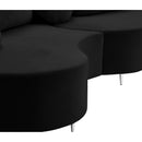  Manufacturer Color_Black -- Meridian Vivacious Fabric 3 pc Sectional IMAGE 13