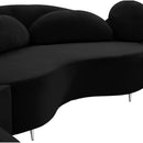  Manufacturer Color_Black -- Meridian Vivacious Fabric 3 pc Sectional IMAGE 16