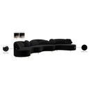  Manufacturer Color_Black -- Meridian Vivacious Fabric 3 pc Sectional IMAGE 20