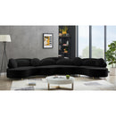  Manufacturer Color_Black -- Meridian Vivacious Fabric 3 pc Sectional IMAGE 7