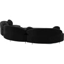  Manufacturer Color_Black -- Meridian Vivacious Fabric 3 pc Sectional IMAGE 9