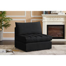 Manufacturer Color_Black -- Meridian Jacob Stationary Fabric Chair IMAGE 2