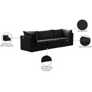  Manufacturer Color_Black -- Meridian Jacob Stationary Fabric Sofa IMAGE 11