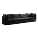  Manufacturer Color_Black -- Meridian Jacob Stationary Fabric Sofa IMAGE 1