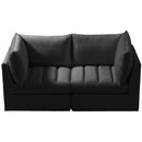  Manufacturer Color_Black -- Meridian Jacob Stationary Fabric Sofa IMAGE 5
