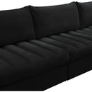  Manufacturer Color_Black -- Meridian Jacob Fabric 4 pc Sectional IMAGE 12