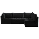  Manufacturer Color_Black -- Meridian Jacob Fabric 4 pc Sectional IMAGE 6