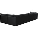  Manufacturer Color_Black -- Meridian Jacob Fabric 5 pc Sectional IMAGE 5