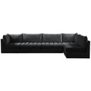  Manufacturer Color_Black -- Meridian Jacob Fabric 5 pc Sectional IMAGE 6