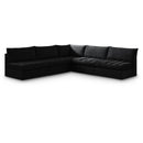  Manufacturer Color_Black -- Meridian Jacob Fabric 5 pc Sectional IMAGE 1