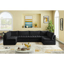  Manufacturer Color_Black -- Meridian Jacob Fabric 6 pc Sectional IMAGE 2