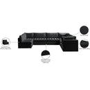  Manufacturer Color_Black -- Meridian Jacob Fabric 7 pc Sectional IMAGE 11
