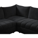  Manufacturer Color_Black -- Meridian Jacob Fabric 8 pc Sectional IMAGE 10
