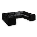  Manufacturer Color_Black -- Meridian Jacob Fabric 8 pc Sectional IMAGE 1