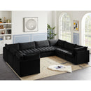  Manufacturer Color_Black -- Meridian Jacob Fabric 8 pc Sectional IMAGE 2