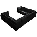  Manufacturer Color_Black -- Meridian Jacob Fabric 8 pc Sectional IMAGE 3