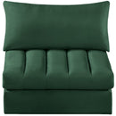  Manufacturer Color_Green -- Jacob Green Velvet Upholstered Modular Armless Chair IMAGE 5