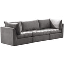 Meridian Jacob Stationary Fabric Sofa 649Grey-S103 IMAGE 1