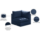  Manufacturer Color_Navy -- Jacob Navy Velvet Upholstered Modular Corner Chair IMAGE 10