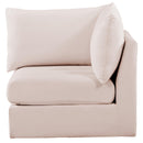  Manufacturer Color_Pink -- Jacob Pink Velvet Upholstered Modular Corner Chair IMAGE 6