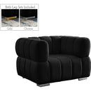  Manufacturer Color_Black -- Meridian Gwen Stationary Fabric Chair IMAGE 2