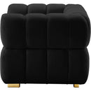  Manufacturer Color_Black -- Meridian Gwen Stationary Fabric Chair IMAGE 6