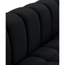  Manufacturer Color_Black -- Meridian Gwen Stationary Fabric Chair IMAGE 8