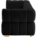  Manufacturer Color_Black -- Meridian Gwen Stationary Fabric Sofa IMAGE 6