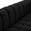  Manufacturer Color_Black -- Meridian Gwen Stationary Fabric Sofa IMAGE 8
