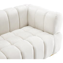  Manufacturer Color_Cream -- Gwen Cream Velvet Upholstered Chair IMAGE 9