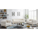  Manufacturer Color_Cream -- Gwen 68" Cream Velvet Upholstered Loveseat IMAGE 13