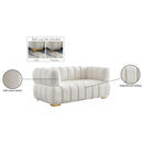  Manufacturer Color_Cream -- Gwen 68" Cream Velvet Upholstered Loveseat IMAGE 16