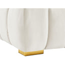  Manufacturer Color_Cream -- Gwen 91" Cream Velvet Upholstered Sofa IMAGE 12