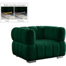  Manufacturer Color_Green -- Gwen Green Velvet Upholstered Chair IMAGE 2