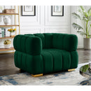  Manufacturer Color_Green -- Gwen Green Velvet Upholstered Chair IMAGE 3