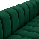  Manufacturer Color_Green -- Gwen Green Velvet Upholstered Chair IMAGE 8