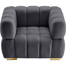  Manufacturer Color_Grey -- Gwen Grey Velvet Upholstered Chair IMAGE 7