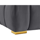  Manufacturer Color_Grey -- Gwen 68" Grey Velvet Upholstered Loveseat IMAGE 12