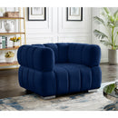 Manufacturer Color_Navy -- Gwen Navy Velvet Upholstered Chair IMAGE 4