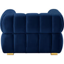  Manufacturer Color_Navy -- Gwen Navy Velvet Upholstered Chair IMAGE 5