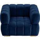  Manufacturer Color_Navy -- Gwen Navy Velvet Upholstered Chair IMAGE 7