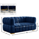  Manufacturer Color_Navy -- Gwen 68" Navy Velvet Upholstered Loveseat IMAGE 15