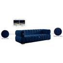  Manufacturer Color_Navy -- Gwen 91" Navy Velvet Upholstered Sofa IMAGE 16