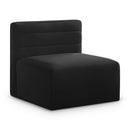  Manufacturer Color_Black -- Meridian Quincy Stationary Fabric Chair IMAGE 1