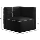  Manufacturer Color_Black -- Meridian Quincy Stationary Fabric Chair IMAGE 13