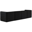  Manufacturer Color_Black -- Meridian Quincy Stationary Fabric Sofa IMAGE 3