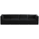  Manufacturer Color_Black -- Meridian Quincy Stationary Fabric Sofa IMAGE 5