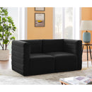  Manufacturer Color_Black -- Meridian Quincy Stationary Fabric Sofa IMAGE 2